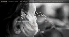 Desktop Screenshot of feemazine.com
